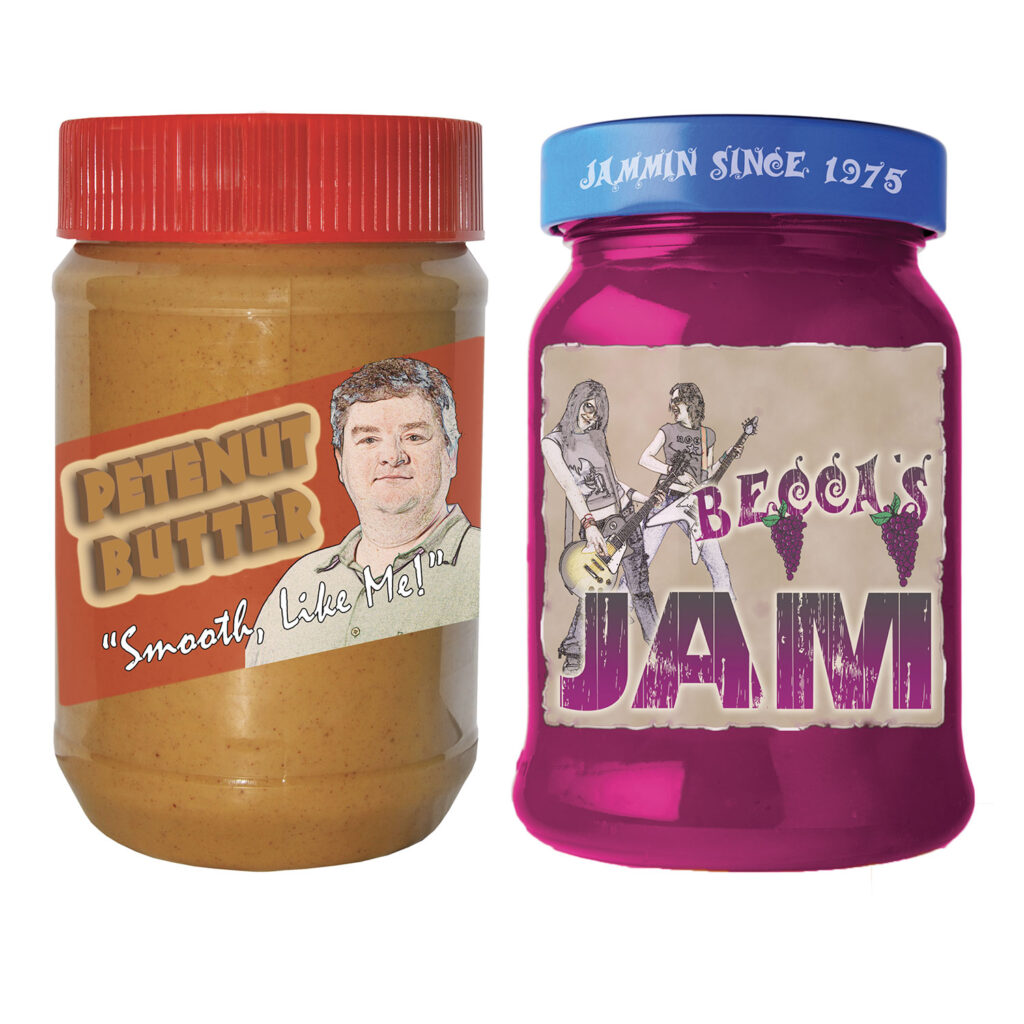 Petenut Butter and Jam design for Halloween T-shirts 2007.